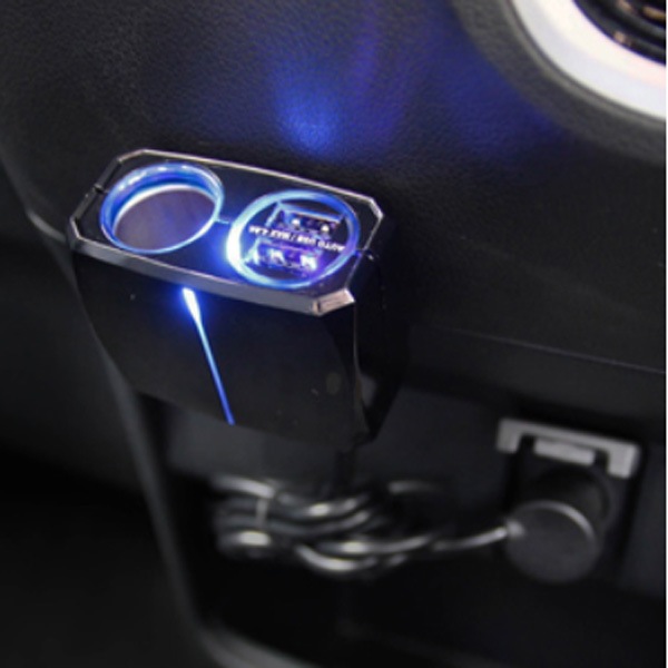 カシムラ セパレートソケット 2リバーシブル USB自動判定 4.8A シガーソケット 12V車 KX-210|アクセサリ|車用品