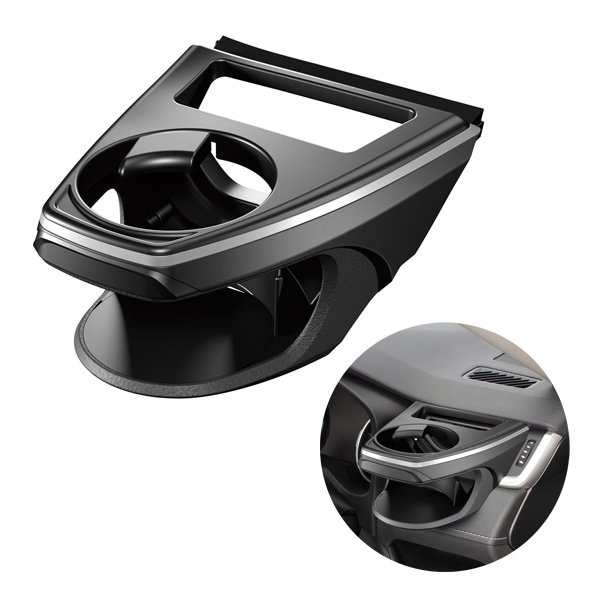 ヤック/YAC 50系 RAV4専用 エアコンドリンクホルダー 運転席用 トヨタ ラブ4専用設計 500ml 保冷 保温 SY-RA1|アクセサリ|車用品