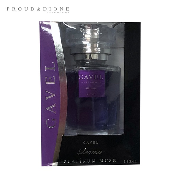 PROUD&DIONE ガベルアロマリキッド 芳香剤 プラチナムスクの香り 置き型 95ml ヴァイオレット 車内 DF-175|芳香剤・消臭剤|車用品