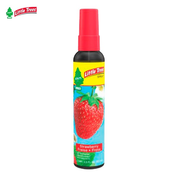 LittleTree 芳香剤 ストロベリー スプレー リトルツリー 103ml 即効性 車内 部屋 トイレ等に 甘い香り 06312|芳香剤・消臭剤|車用品