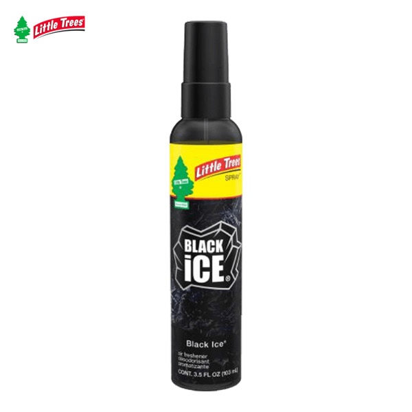 LittleTree 芳香剤 ブラック・アイス スプレー リトルツリー 103ml 即効性 車内 部屋 トイレ等に 人気NO.1 06355|芳香剤・消臭剤|車用品