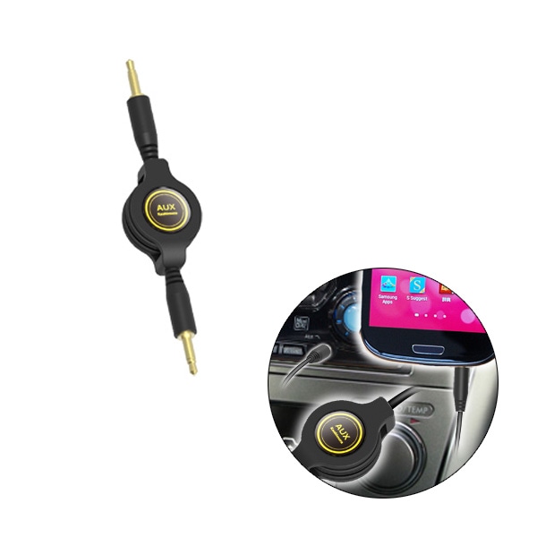 カシムラ リール式AUXコード スマホの音楽が聴ける オーディオケーブル 車 イヤホンジャック スピーカー KD-174|アクセサリ|車用品