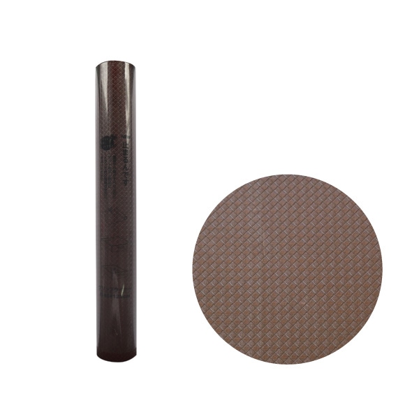 カーボーイ NEW止まるんです 格子柄 ブラウン 45cm×125cm すべり止めシート 自由にカットOK UWT-24|アクセサリ|車用品