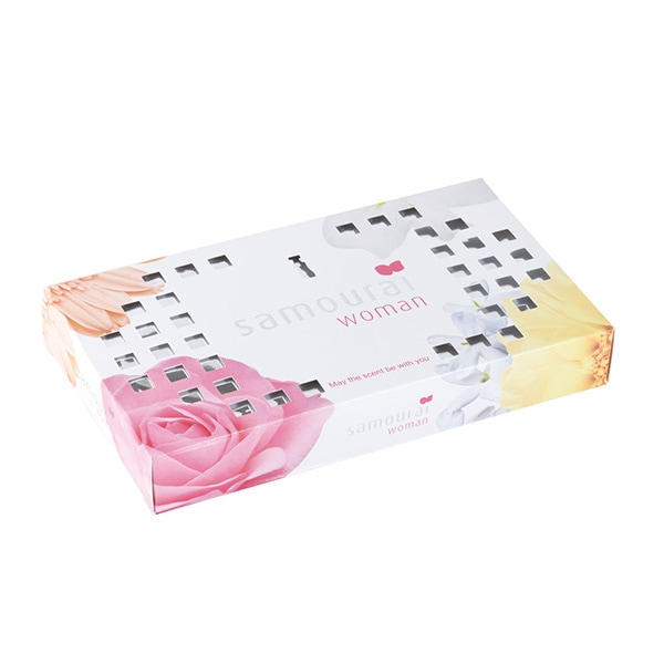 SPRジャパン 芳香剤 サムライウーマン フレグランス ボックス シート下 サムライウーマンの香り SAMOURAI ゲル 23486|芳香剤・消臭剤|車用品