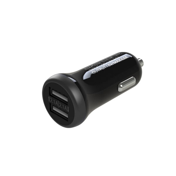 アークス 2.4A両面挿しUSB充電器 ブラック 2台同時充電 USB2ポート DC12/24V タブレットも充電可能 X-260|アクセサリ|車用品