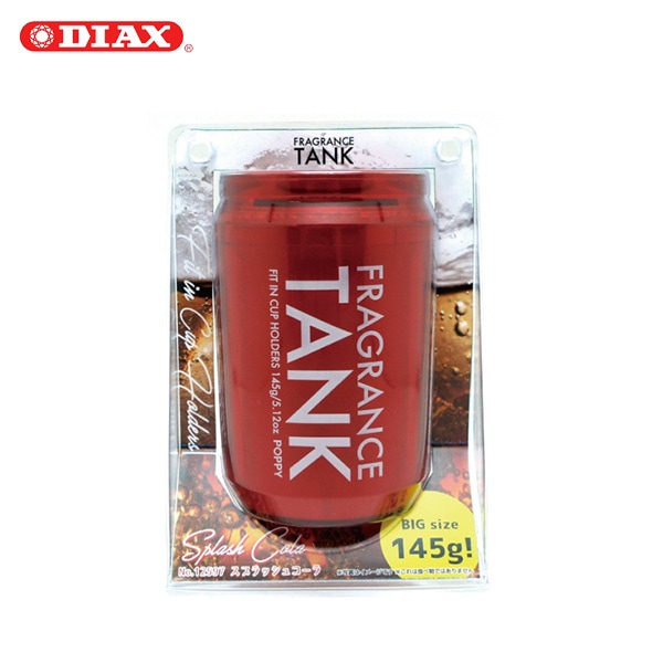ダイヤケミカル 芳香剤 フレグランスタンク スプラッシュコーラ 置き型 ゲルタイプ フレグランス コーラー缶 車内 お部屋に 12597|芳香剤・消臭剤|車用品