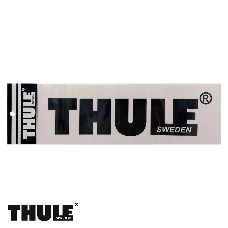 THULE/スーリー ステッカー ロゴ 黒 クロ ブラック 大サイズ 27cm　正規品 カッティングシート THP-STBK27CM|ステッカー・デカール|車用品