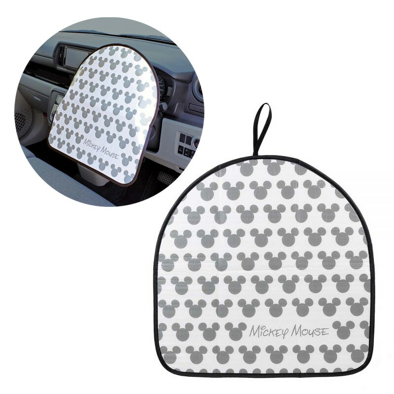 ナポレックス ハンドルサンシェード ミッキーマウス ディズニー 日除け 熱対策 車用 簡単取付 断熱 軽・普通車兼用 40cm以内 WD-409|アクセサリ|車用品