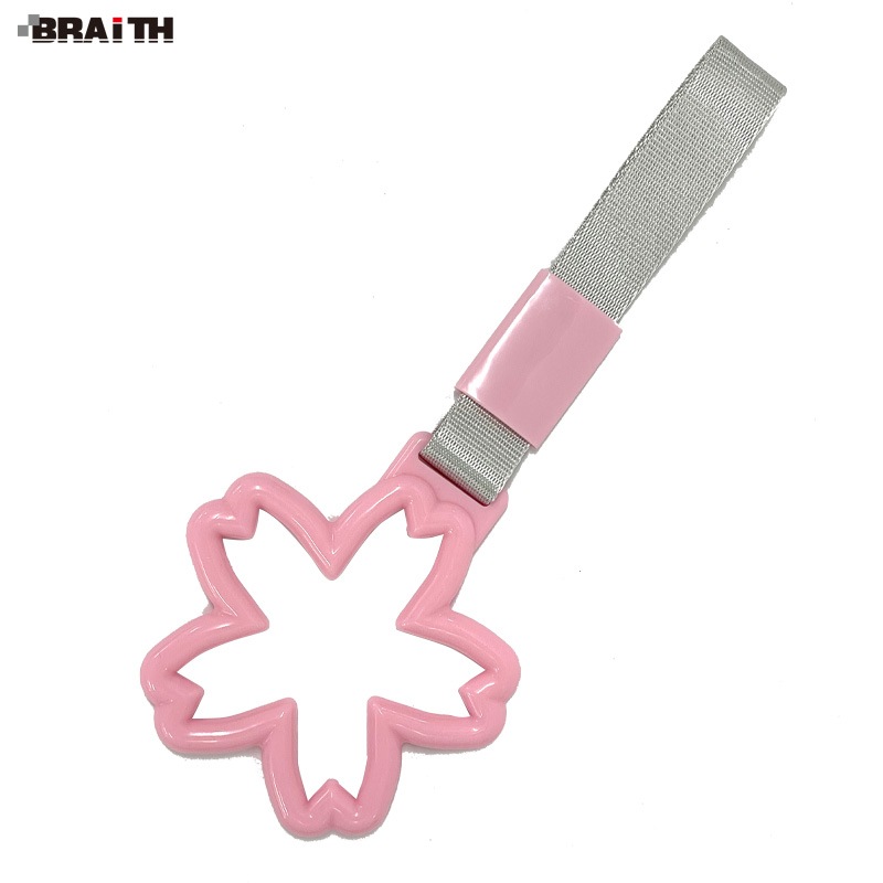 BRAiTH/ブレイス 吊り輪 サクラツリワ ピンク カーアクセサリー 桜型 さくら ドレスアップ 旧車等 桜吊り輪 BG-910|アクセサリ|車用品