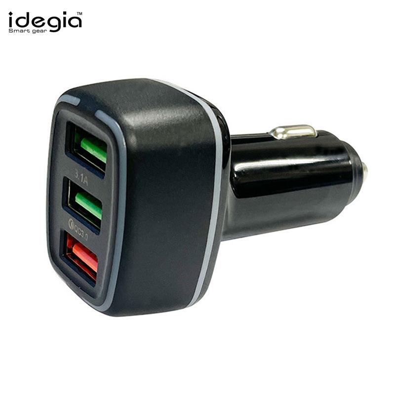 アークス/axs 3ポートDC充電器 QC+A2 最大7.2A USB2ポート 急速充電 同時充電 ソケット 増設 DC12/24V イルミ付 X-304|アクセサリ|車用品