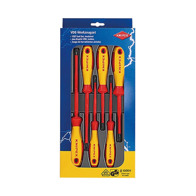 KNIPEX(クニペックス) 絶縁ドライバーセット  002012V01|KNIPEX|工具