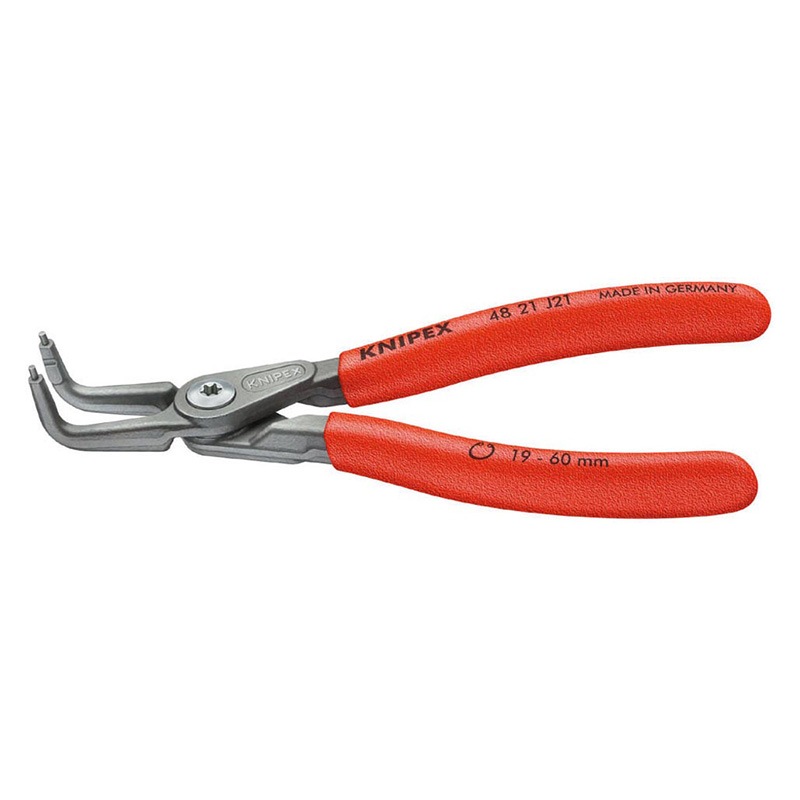 KNIPEX(クニペックス) 穴用精密スナップリングプライヤー 90° (台紙付き)  4821-J01|KNIPEX|工具