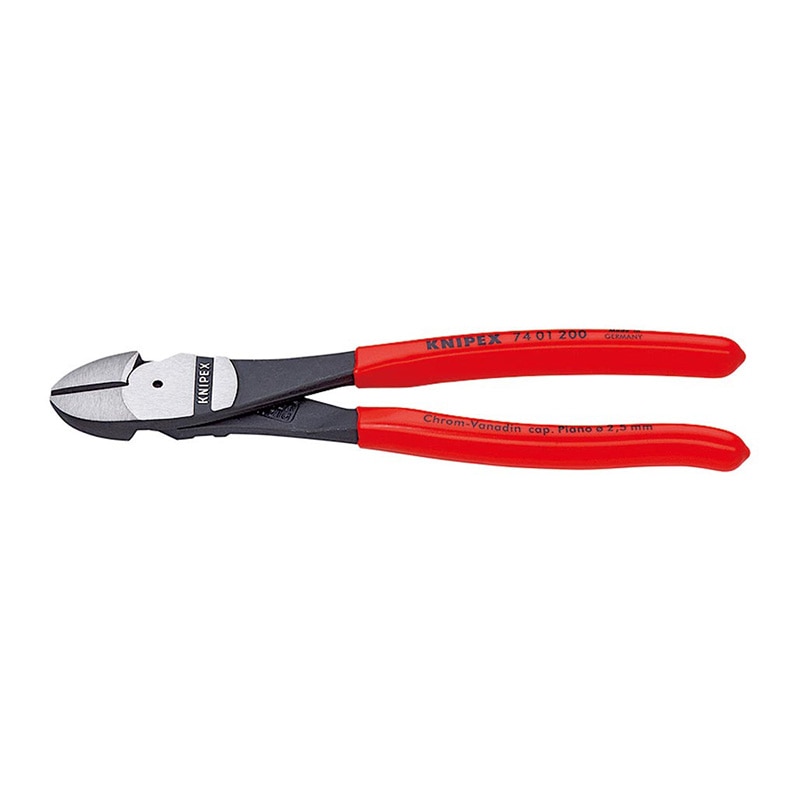KNIPEX(クニペックス) 強力型斜ニッパー (台紙付き)  7401-200|KNIPEX|工具