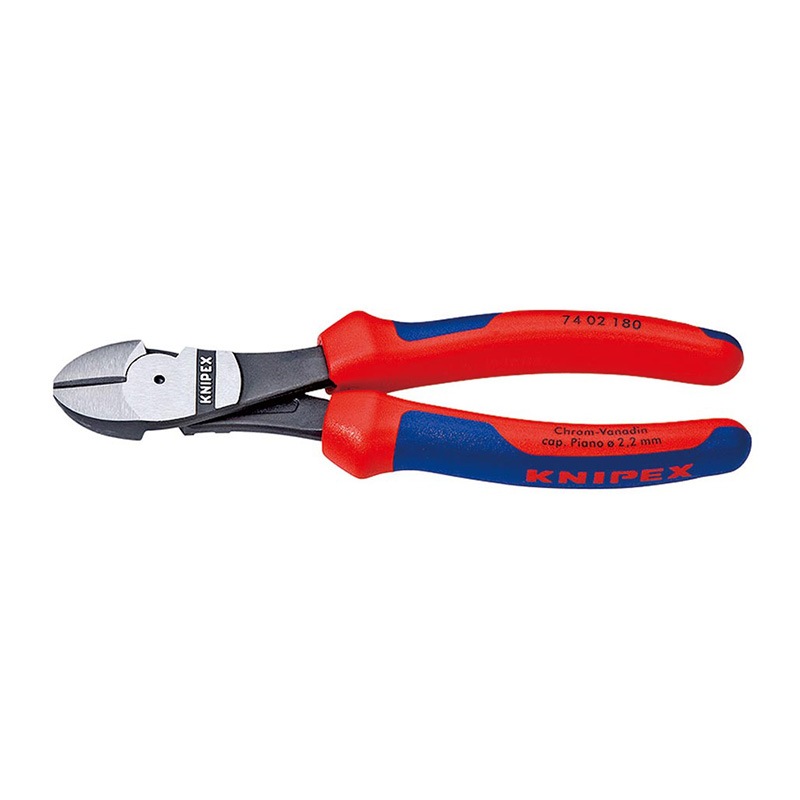 KNIPEX(クニペックス) 強力型斜ニッパー (台紙付き)  7402-180|KNIPEX|工具
