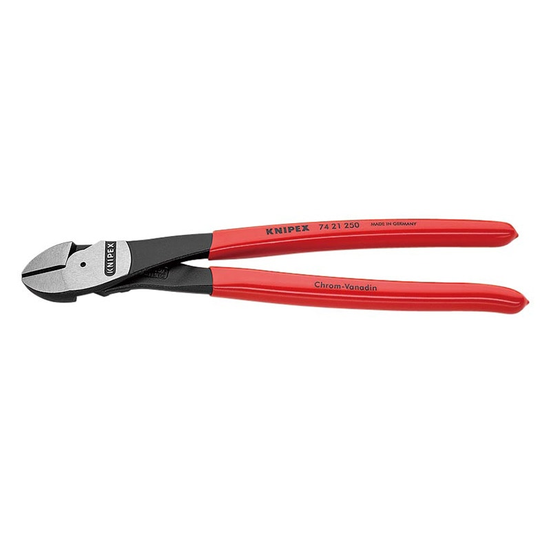 KNIPEX(クニペックス) 強力型斜ニッパー (ベントタイプ)  7421-250|KNIPEX|工具