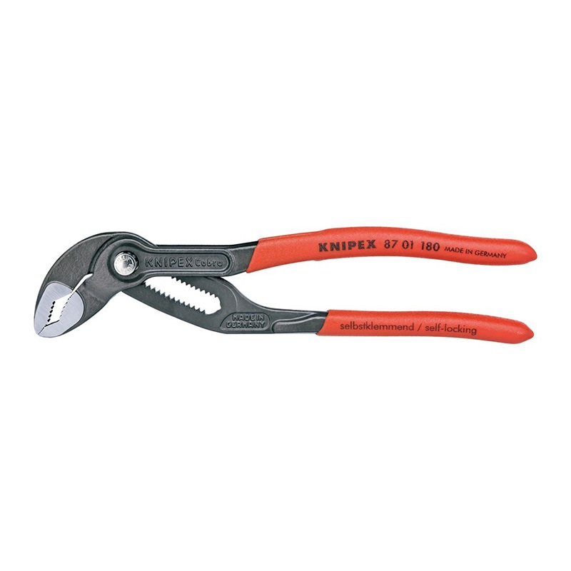 KNIPEX(クニペックス) コブラ ウォーターポンププライヤー (台紙付き)  8701-180SB|KNIPEX|工具