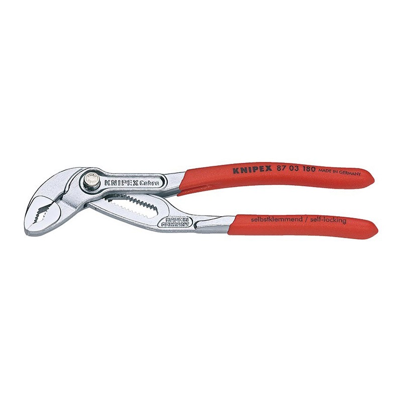 KNIPEX(クニペックス) コブラ ウォーターポンププライヤー  8703-180|KNIPEX|工具