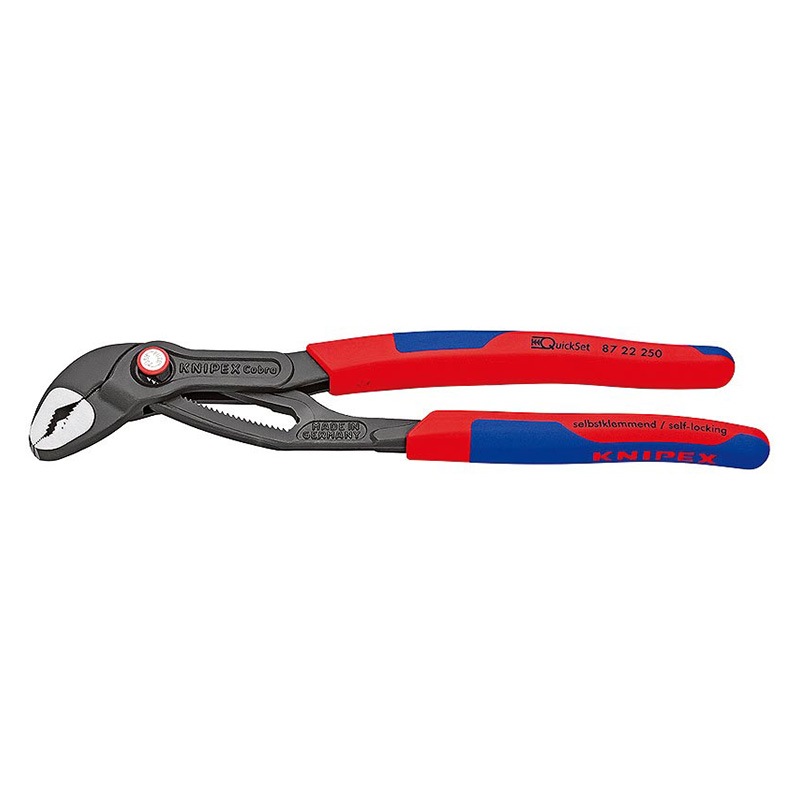 KNIPEX(クニペックス) コブラ クイックセットウォーターポンププライヤー (台紙付き)  8722-250|KNIPEX|工具