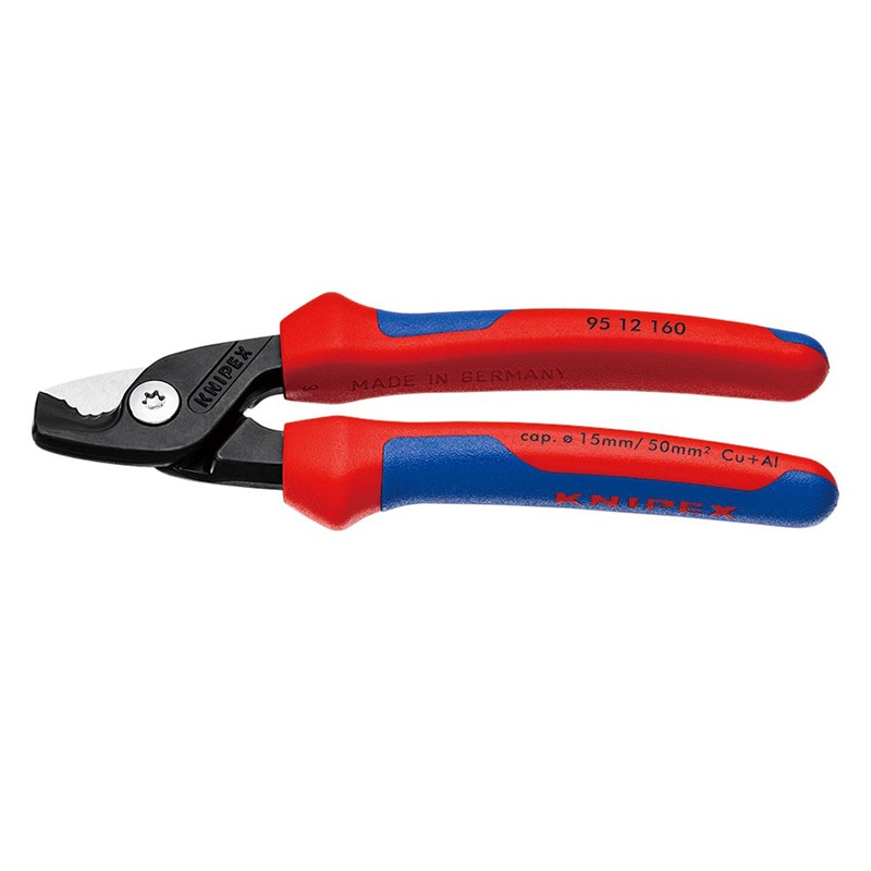 KNIPEX(クニペックス) ケーブルカッター ステップカット  (台紙付き)  9512-160SB|KNIPEX|工具