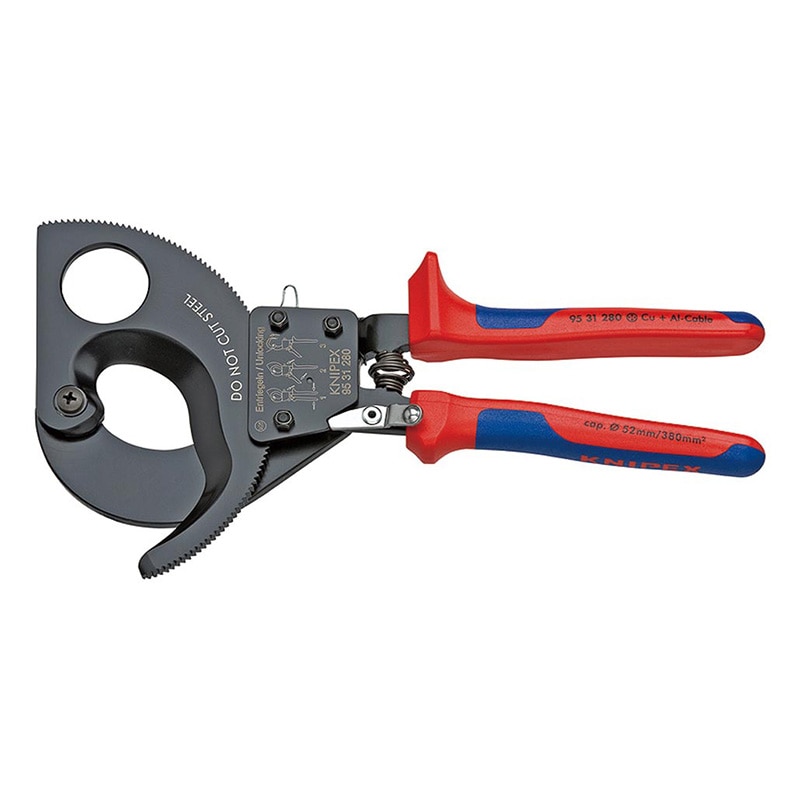 KNIPEX(クニペックス) ケーブルカッター (ラチェット式)  9531-280|KNIPEX|工具
