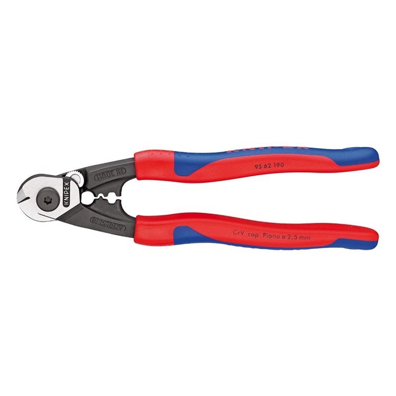 KNIPEX(クニペックス) ワイヤーロープカッター (台紙付き)  9562-190|KNIPEX|工具