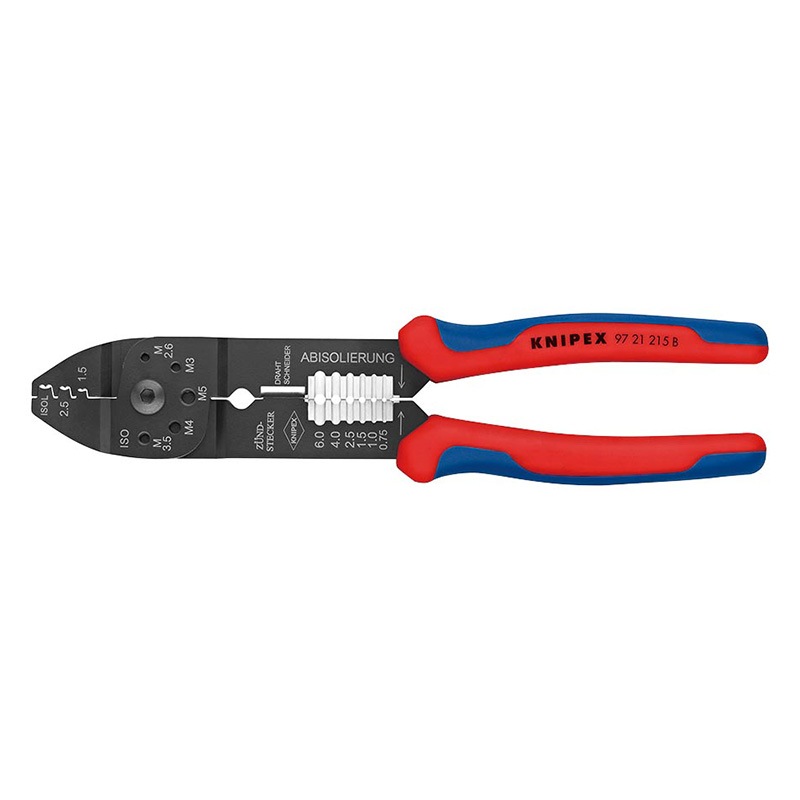 KNIPEX(クニペックス) クリンピングプライヤー (台紙付き)  9721-215B|KNIPEX|工具