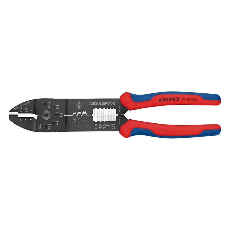 KNIPEX(クニペックス) クリンピングプライヤー (台紙付き)  9722-240|KNIPEX|工具
