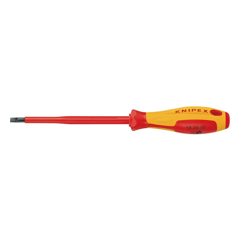 KNIPEX(クニペックス) 絶縁マイナスドライバー 1000V  9820-6.5|KNIPEX|工具