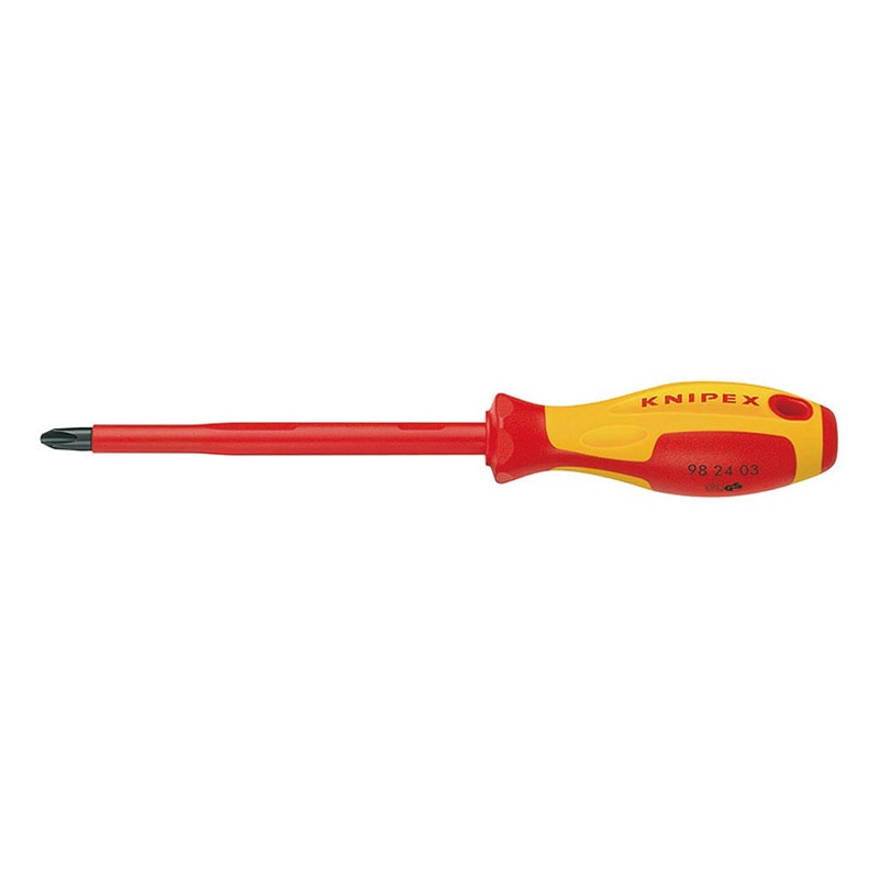 KNIPEX(クニペックス) 絶縁プラスドライバー 1000V  9824-02|KNIPEX|工具