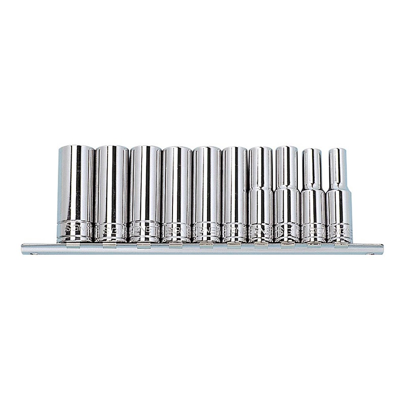 SIGNET(シグネット) 1/4DR 1/4 SQ 10PC ディープソケットセット (11431V)  11431|SIGNET|工具