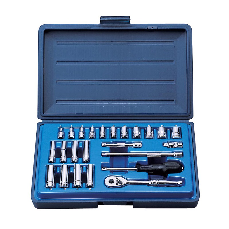 SIGNET(シグネット) 1/4DR 1/4 SQ 24PC mm ソケットレンチセット  11724|SIGNET|工具