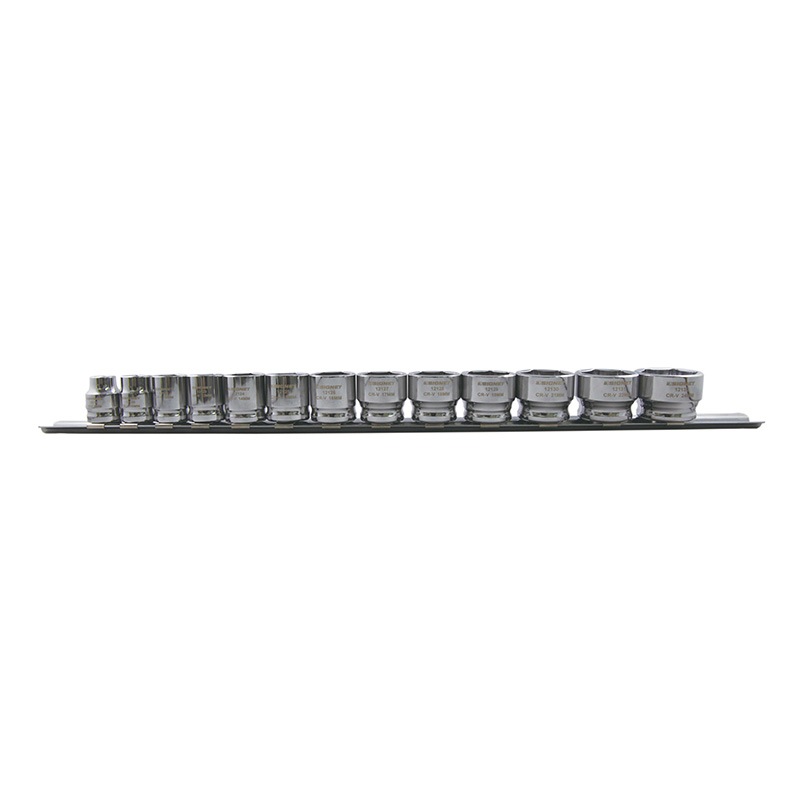 SIGNET(シグネット) 3/8DR 3/8 SQ 13PC ショートソケットセット（6角）  12133|SIGNET|工具