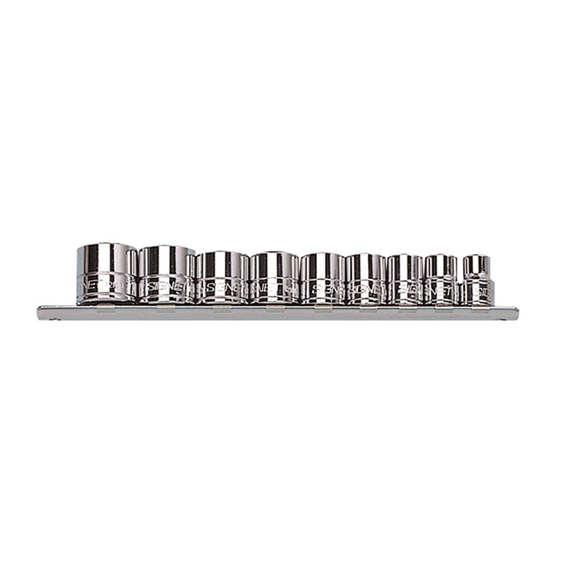 SIGNET(シグネット) 3/8DR 3/8 SQ 9PC mm ソケットセット (#8129H)  12709|SIGNET|工具
