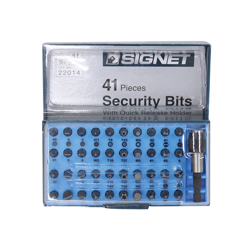 SIGNET(シグネット) 41PCS 1/4 HEX クイックリリースビットセット  22014|SIGNET|工具