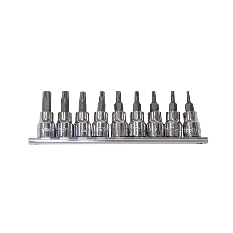 SIGNET(シグネット) 3/8DR 9PCS 3/8 SQ ヘクスローブビットソケットセット  22967V|SIGNET|工具