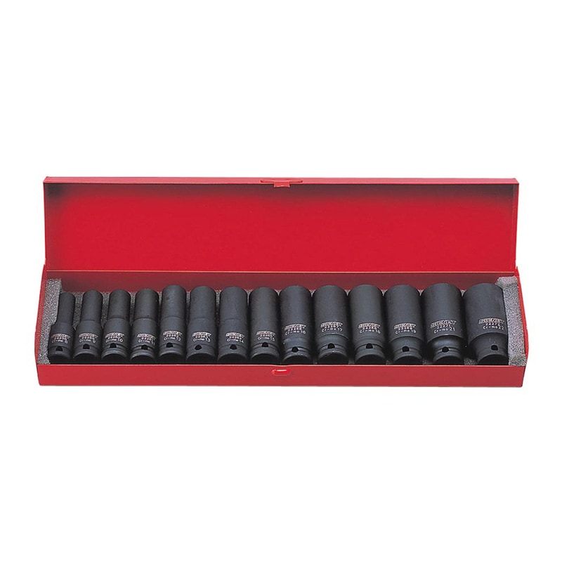 SIGNET(シグネット) 1/2DR 1/2 SQ 14PC ミリ ディープインパクトソケットセット  23296|SIGNET|工具