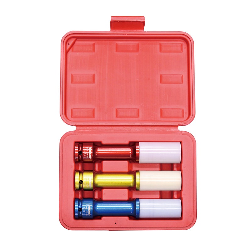 SIGNET(シグネット) 1/2DR 1/2 SQ ホイルナット用インパクトソケットロング3本セット  23392|SIGNET|工具