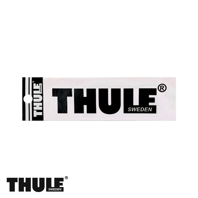THULE/スーリー ステッカー ロゴ 黒 クロ ブラック 中サイズ 13cm　正規品 カッティングシート THP-STBK13|ステッカー・デカール|車用品