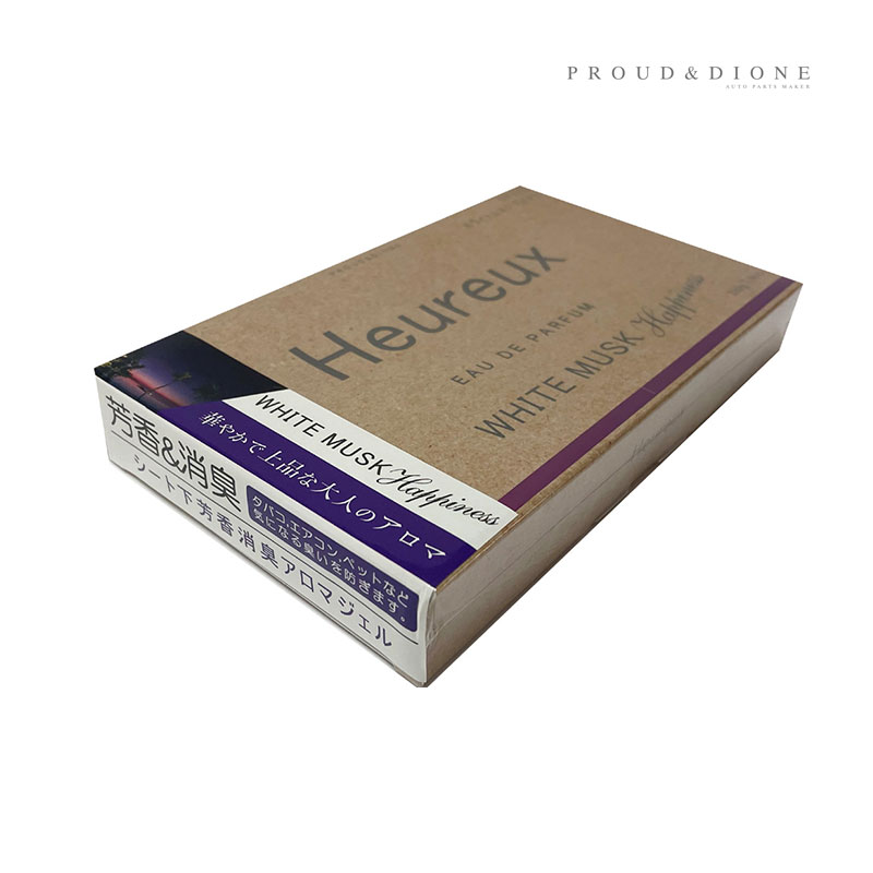 プラウド 芳香剤 フールーシート下フレグランス ホワイトムスクハピネスの香り シート下 置き型 200g 消臭 車内 部屋等 DF-223|芳香剤・消臭剤|車用品