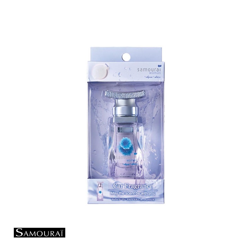 SPRジャパン 芳香剤 サムライウーマン アクアアスターの香り カーフレグランス 14ml 液体 AC取付クリップ 香水 車用 23300|芳香剤・消臭剤|車用品