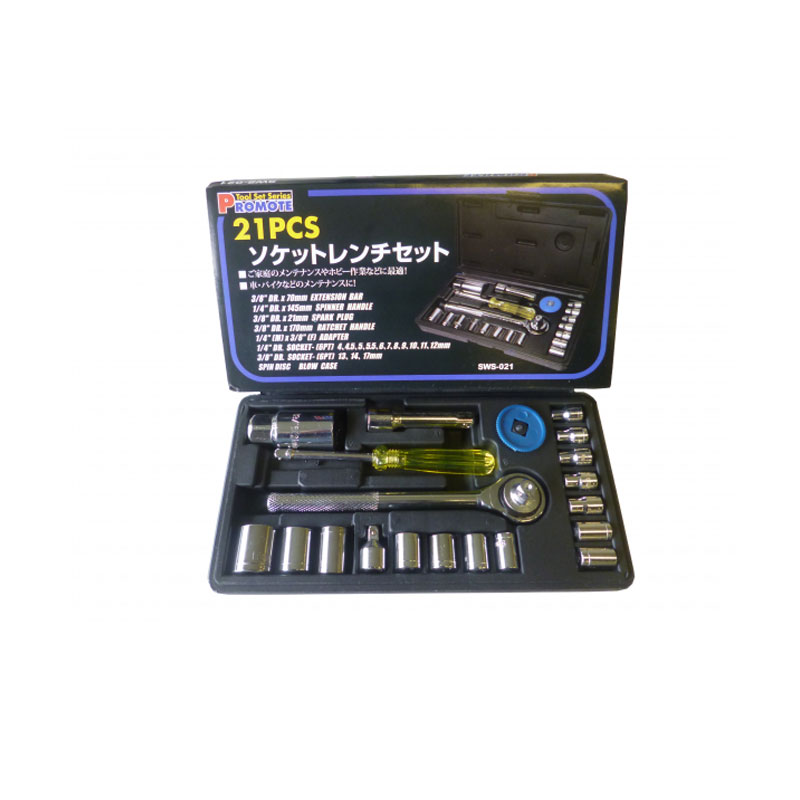 PROMOTE 21PCS ソケットレンチセット DIY 工具 ツール カスタム SWS-021|DIY・工具|車用品
