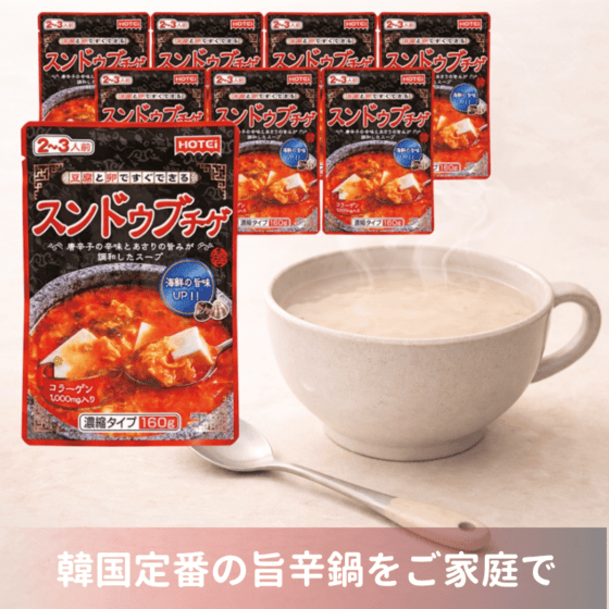 スンドゥブチゲ濃縮タイプ R160g 2～3人前 8袋入（ポイント10％）