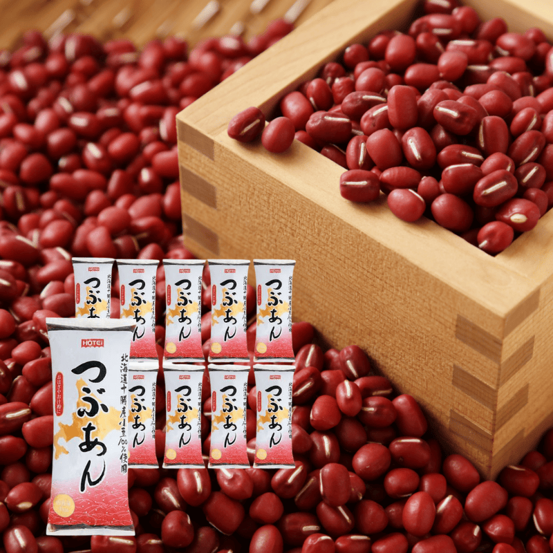 北海道産小豆100%使用 つぶあん R1kg 10袋入(ポイント10%)
