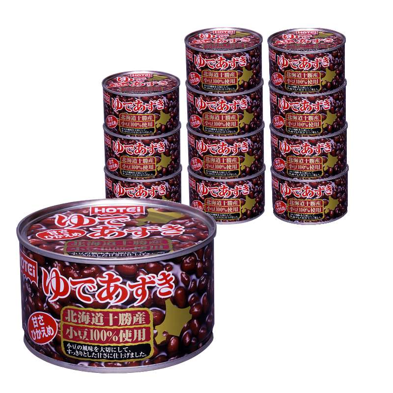 ゆであずき 北海道産 T1号 12缶入（ポイント10%）