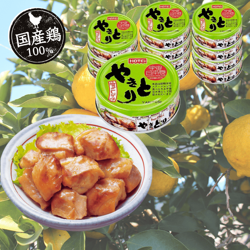 やきとり缶詰 柚子こしょう味 GP4号 12缶入（ポイント20%）