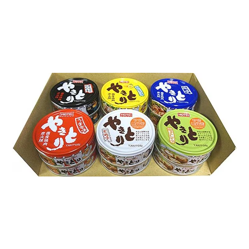 やきとり缶詰 6品種12缶詰め合わせ(ポイント20%)