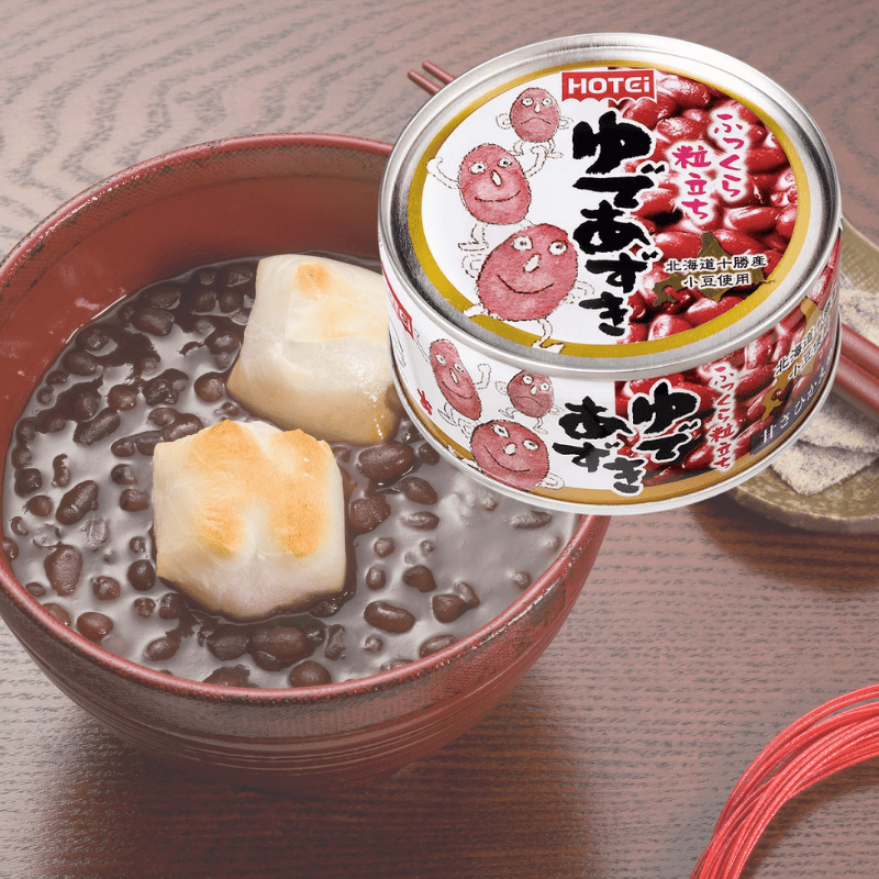 ふっくら粒立ち　ゆであずき 北海道産 6缶入