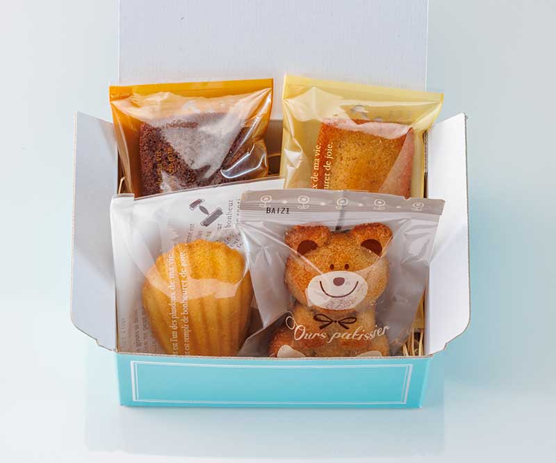 フィナンシェ＆マドレーヌ詰め合わせ　（4個入り）