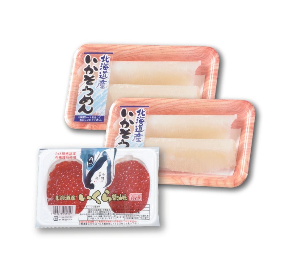 いかそうめん・いくら詰合せ　KSG-18　＊送料込