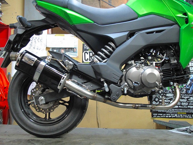 HOTLAP Z125用 レーシングダウンマフラー